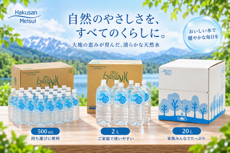 白山命水のページを更新しました